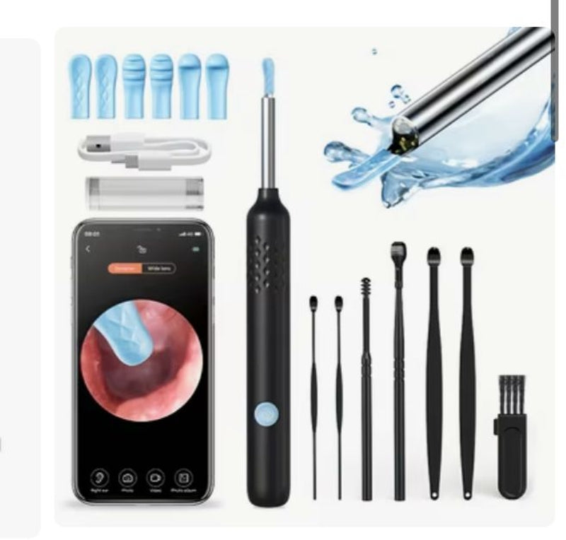 Pulitore auricolare WiFi 1080P con telecamera
